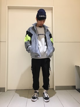 「thisisneverthat（ディスイズネバーザット）のアイテム」を使った、KAWAKITA SHOICHIさん（メンズ・175cm）の秋コーディネート