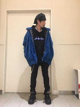 「mindseeker（マインドシーカー）のアイテム」を使った、KAWAKITA SHOICHIさん（メンズ・175cm）の秋コーディネート