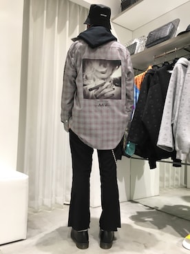 「L.H.P（エルエイチピー）のアイテム（帽子）」を使った、KAWAKITA SHOICHIさん（メンズ・175cm）の冬コーディネート
