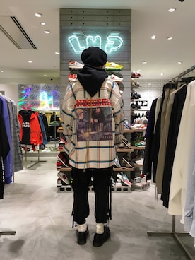 「mindseeker（マインドシーカー）のアイテム」を使った、KAWAKITA SHOICHIさん（メンズ・175cm）の冬コーディネート