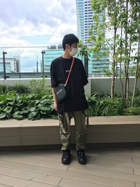 「AZS TOKYO（アザストーキョー）のアイテム」を使った、KAWAKITA SHOICHIさん（メンズ・175cm）の夏コーディネート