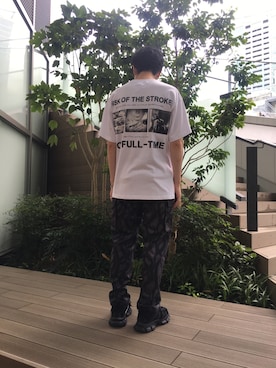 「L.H.P Private Brand（エルエイチピープライベートブランド）のアイテム（トップス）」を使った、KAWAKITA SHOICHIさん（メンズ・175cm）の夏コーディネート