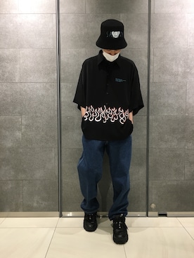 「AZS TOKYO（アザストーキョー）のアイテム」を使った、KAWAKITA SHOICHIさん（メンズ・175cm）の夏コーディネート