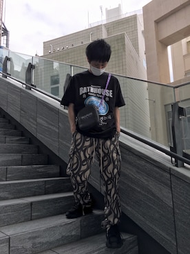 「AZS TOKYO（アザストーキョー）のアイテム」を使った、KAWAKITA SHOICHIさん（メンズ・175cm）の夏コーディネート