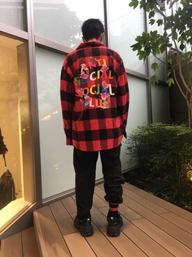 「L.H.P Private Brand（エルエイチピープライベートブランド）のアイテム（パンツ）」を使った、KAWAKITA SHOICHIさん（メンズ・175cm）の夏コーディネート
