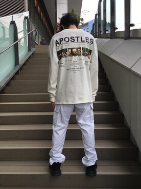 「L.H.P Private Brand（エルエイチピープライベートブランド）のアイテム（トップス）」を使った、KAWAKITA SHOICHIさん（メンズ・175cm）の夏コーディネート