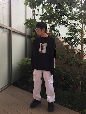 「L.H.P Private Brand（エルエイチピープライベートブランド）のアイテム（トップス）」を使った、KAWAKITA SHOICHIさん（メンズ・175cm）の秋コーディネート