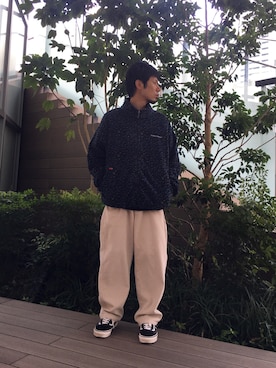 「thisisneverthat（ディスイズネバーザット）のアイテム（ジャケット/アウター）」を使った、KAWAKITA SHOICHIさん（メンズ・175cm）の秋コーディネート