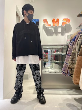 「ADD（アド）のアイテム」を使った、KAWAKITA SHOICHIさん（メンズ・175cm）の秋コーディネート