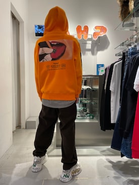 「L.H.P（エルエイチピー）のアイテム（シューズ）」を使った、KAWAKITA SHOICHIさん（メンズ・175cm）の冬コーディネート