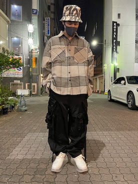 「JULIUS（ユリウス）のアイテム」を使った、KAWAKITA SHOICHIさん（メンズ・175cm）の冬コーディネート