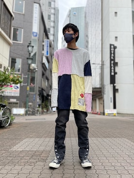 「KIDILL（キディル）のアイテム」を使った、KAWAKITA SHOICHIさん（メンズ・175cm）の冬コーディネート