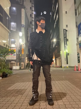 「KIDILL（キディル）のアイテム」を使った、KAWAKITA SHOICHIさん（メンズ・175cm）の冬コーディネート