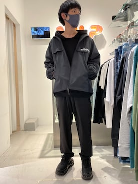「whiteland」｜「アイテム（ブルゾン）」を使った、KAWAKITA SHOICHIさん（メンズ・175cm）の冬コーディネート