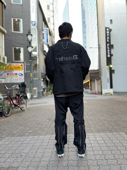 KAWAKITA SHOICHI使用「DANKE SCHON（DankeSchon/ダンケシェーン/EMBROID BZ/刺繍 ブルゾン）」的時尚穿搭