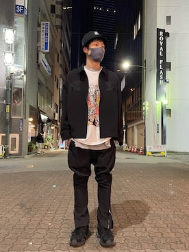 「KaneZ（ケインズ）のアイテム」を使った、KAWAKITA SHOICHIさん（メンズ・175cm）の冬コーディネート