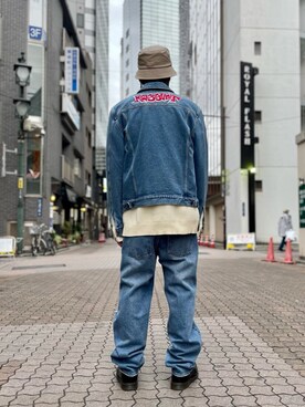 「KaneZ（ケインズ）のアイテム」を使った、KAWAKITA SHOICHIさん（メンズ・175cm）の春コーディネート