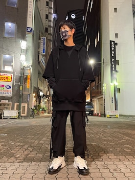 「Y-3（ワイスリー）のアイテム」を使った、KAWAKITA SHOICHIさん（メンズ・175cm）の春コーディネート