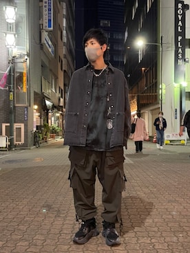 「L.H.P Private Brand（エルエイチピープライベートブランド）のアイテム」を使った、KAWAKITA SHOICHIさん（メンズ・175cm）の春コーディネート