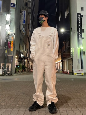 「KaneZ（ケインズ）のアイテム」を使った、KAWAKITA SHOICHIさん（メンズ・175cm）の春コーディネート