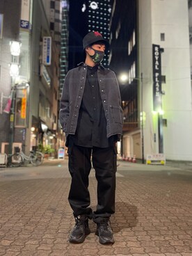 「KaneZ（ケインズ）のアイテム」を使った、KAWAKITA SHOICHIさん（メンズ・175cm）の春コーディネート