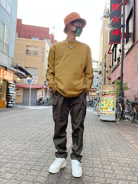 「Danke schon」｜「アイテム（アクセサリー）」を使った、KAWAKITA SHOICHIさん（メンズ・175cm）の春コーディネート