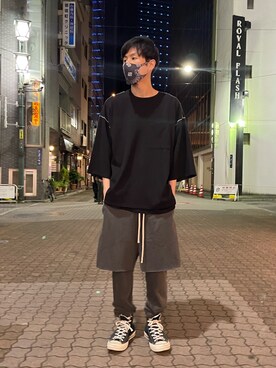 「KaneZ（ケインズ）のアイテム」を使った、KAWAKITA SHOICHIさん（メンズ・175cm）の春コーディネート