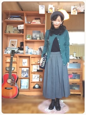 「TREASURE TOPKAPI（トレジャートプカピ）のアイテム」を使った、saraさん（レディース・151cm）の秋コーディネート