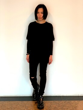 「iT（イット）のアイテム（シューズ）」を使った、Kiu Tsz Lamさん（レディース・163cm）の秋コーディネート