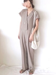 【美品】Utile シャンブレージャンプスーツ　IENA 20190828060902147_215.jpg