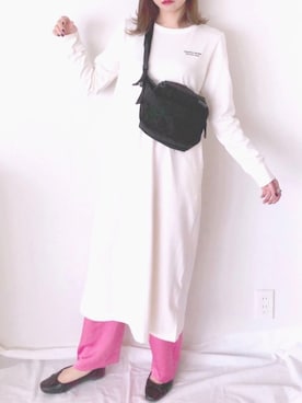「平成最後のWEARISTAセンバツ」｜「アイテム（ワンピース/ドレス）」を使った、uyuさん（レディース・161cm）の春コーディネート