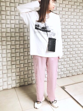 「apres jour（アプレジュール）のアイテム（アクセサリー）」を使った、uyuさん（レディース・161cm）の春コーディネート