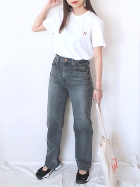 「LHME（エルエイチエムイー）のアイテム」を使った、uyuさん（レディース・161cm）の夏コーディネート
