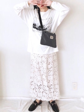 「Fabby fabby（ファビィーファビィー）のアイテム」を使った、uyuさん（レディース・161cm）の秋コーディネート