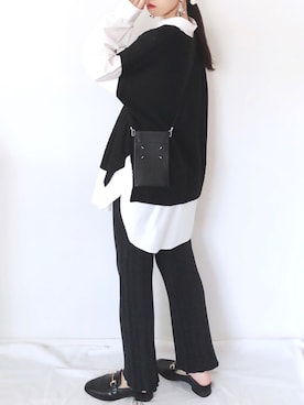 「Fabby fabby（ファビィーファビィー）のアイテム」を使った、uyuさん（レディース・161cm）の秋コーディネート