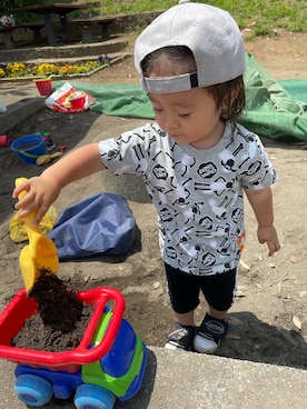 chkmeruさん（キッズ・90cm）の春コーディネート