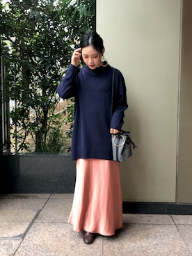 「BCSTOCK」｜「アイテム（スカート）」を使った、asakoさん（レディース・153cm）の秋コーディネート