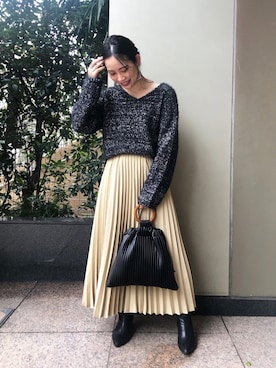 「B.C STOCK（ベーセーストック）のアイテム」を使った、asakoさん（レディース・153cm）の冬コーディネート