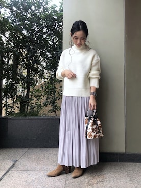 asakoさん（レディース・153cm）の冬コーディネート