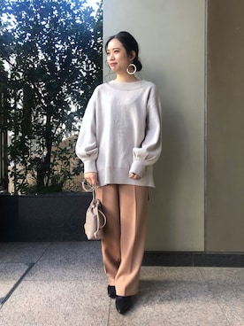 asakoさん（レディース・153cm）の冬コーディネート