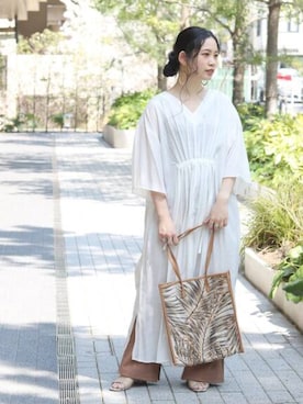 「BCSTOCK」｜「アイテム（ワンピース/ドレス）」を使った、asakoさん（レディース・153cm）の春コーディネート