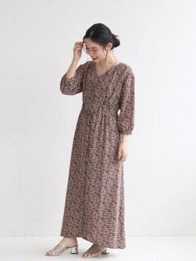 「BCSTOCK」｜「アイテム（ワンピース/ドレス）」を使った、asakoさん（レディース・153cm）の春コーディネート