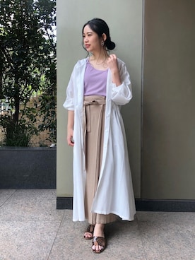 asakoさん（レディース・153cm）の春コーディネート