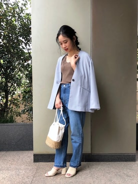 asakoさん（レディース・153cm）の春コーディネート