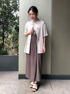 asakoさん（レディース・153cm）の夏コーディネート