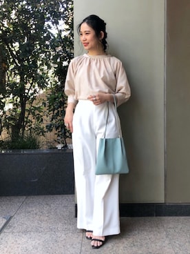 「B.C STOCK（ベーセーストック）のアイテム（トップス）」を使った、asakoさん（レディース・153cm）の夏コーディネート