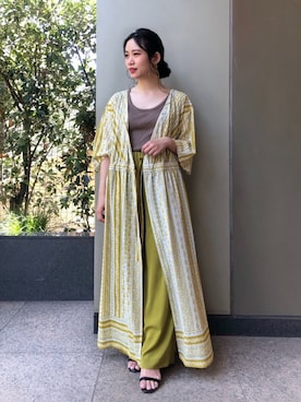 「B.C STOCK（ベーセーストック）のアイテム（トップス）」を使った、asakoさん（レディース・153cm）の夏コーディネート