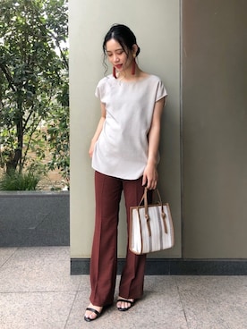 asakoさん（レディース・153cm）の秋コーディネート