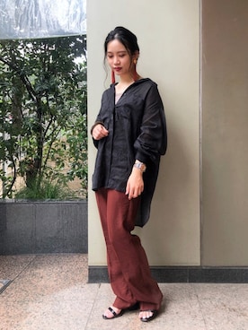 asakoさん（レディース・153cm）の秋コーディネート