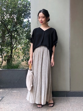 「B.C STOCK（ベーセーストック）のアイテム」を使った、asakoさん（レディース・153cm）の秋コーディネート